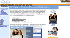 Desktop Screenshot of fha-mortgage.home-mortgage-bad-credit.com