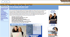 Desktop Screenshot of fha-streamline.home-mortgage-bad-credit.com
