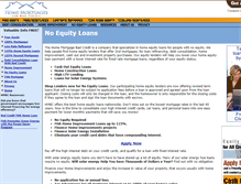 Tablet Screenshot of no-equity-loans.home-mortgage-bad-credit.com