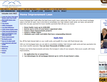 Tablet Screenshot of home-improvement-loan.home-mortgage-bad-credit.com